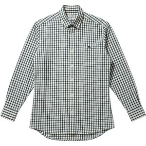 Onward Reserve Button Down Shirt Mens Small Green Blue Gingham Tailored Fit